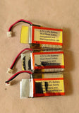 3 LOT! Syma Sky Thunder RC D63 944842 Drone Runner Battery 3.7V Li-Po PUFFED