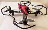 2 Untested Propel Sky Raider RC Toy Drone Complete Body FOR PARTS Red/Titanium