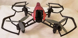 2 Untested Propel Sky Raider RC Toy Drone Complete Body FOR PARTS Red/Titanium