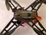 2 Untested Propel Sky Raider RC Toy Drone Complete Body FOR PARTS Red/Titanium