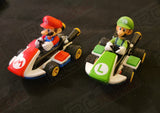 LOT of 2 Carrera Go!!! MarioKart Slot Cars 1:43 Replacement Part Mario Luigi RC