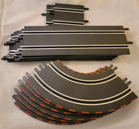 LOT of 15 Carrera Go!!! 1:43 Slot Car Tracks Curved Straight Replacement RC