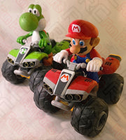 Carrera RC Nintendo Mariokart Mario & Yoshi Car 1:20 Replacement Bundle Lot GOOD