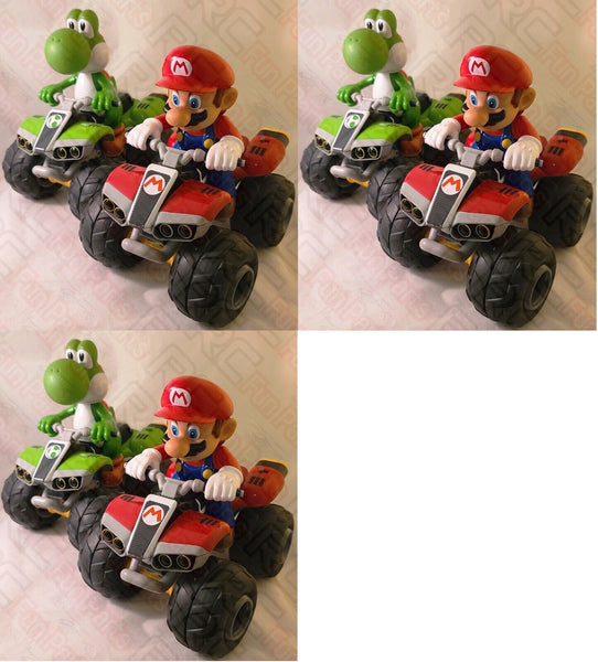 6 LOT! Carrera RC Nintendo Mariokart Mario & Yoshi Car 1:20 Bodies AS IS