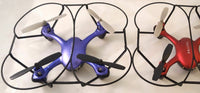 2 Used Propel Zipp Nano 2.4GHz RC Toy Drone FOR PARTS No Remote PL-1501R 1502R