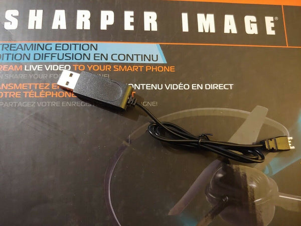 Sharper Image Streaming Edition RC Drone USB Charge Charger Cord Cable ONLY