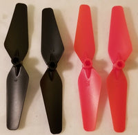 NEW Syma Sky Phantom D1650WH RC Drone Replacement Blades Propeller RED 2xA 2xB